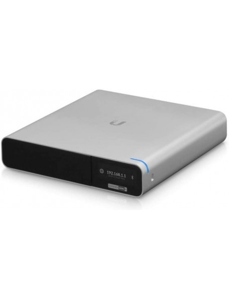 UCK-G2-PLUS UBIQUITI CloudKey+; Pre-installed 1TB HDD; Connect and power using PoE; Optional USB-C power with Quick Charge 2.0/3.0 compliant adapter only; Includes full UniFi application suite for device management; Bluetooth for instant setup.