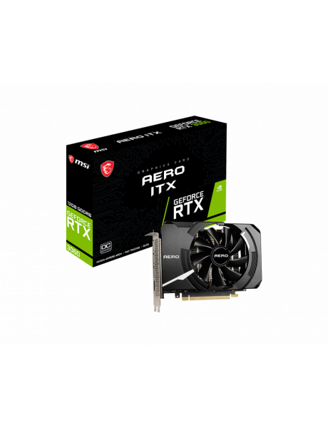 MSI GeForce RTX 3060 AERO ITX 12G OC NVIDIA, 12 GB, GeForce RTX 3060, GDDR6, PCI Express Gen 4, HDMI ports quantity 1