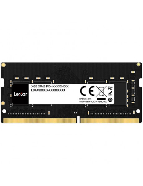 LD4AS008G-B3200GSST Lexar® DDR4 8GB 260 PIN So-DIMM 3200Mbps, CL22, 1.2V- BLISTER Package, EAN: 843367123766