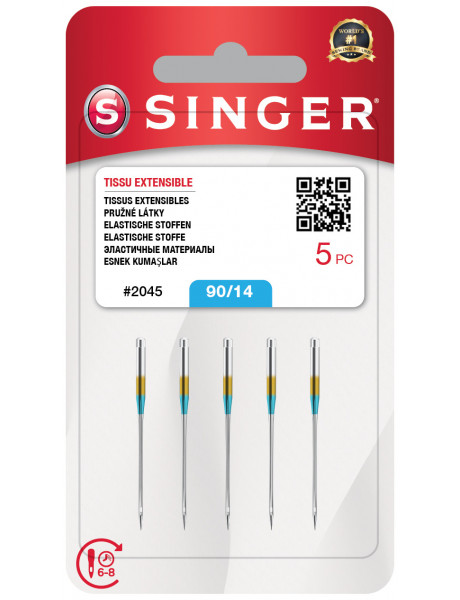 Singer Needle, 2045 SZ14 BLST W/05