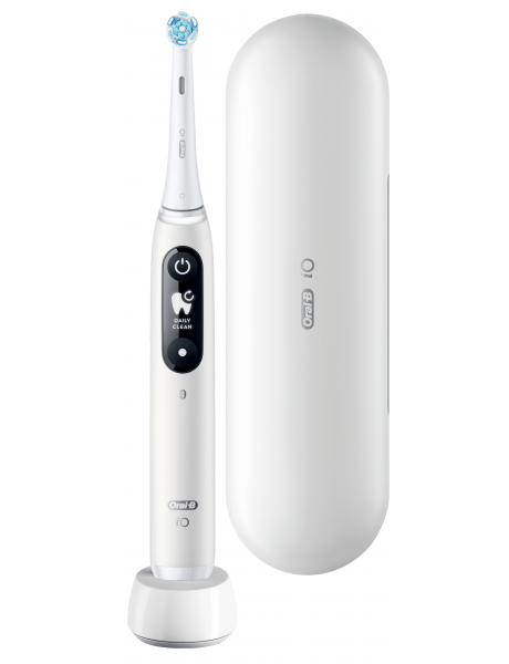 Oral-B Toothbrush iO Series 6 Rechargeable, For adults, Number of brush heads included 1, Number of teeth brushing modes 5, White