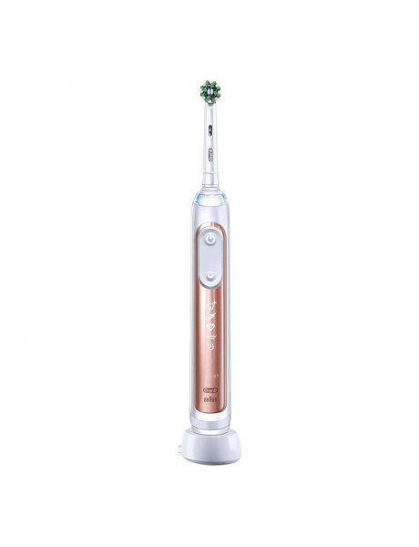 Oral-B Electric Toothbrush Genius X Rechargeable, For adults, Number of brush heads included 1, Number of teeth brushing modes 6, Rosé Gold