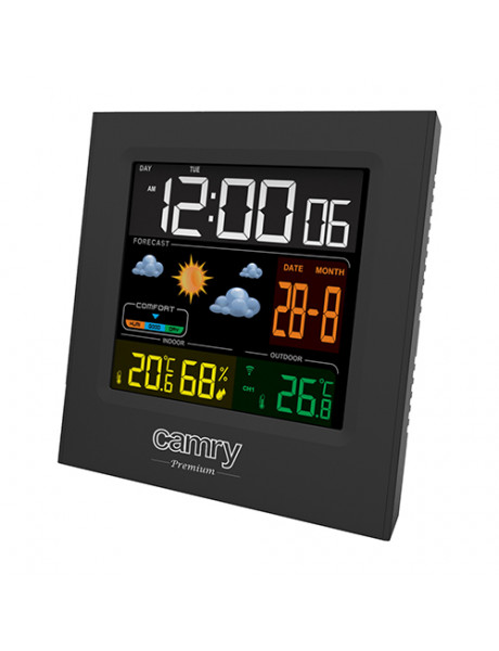Camry | Black | Date display | Weather station | CR 1166