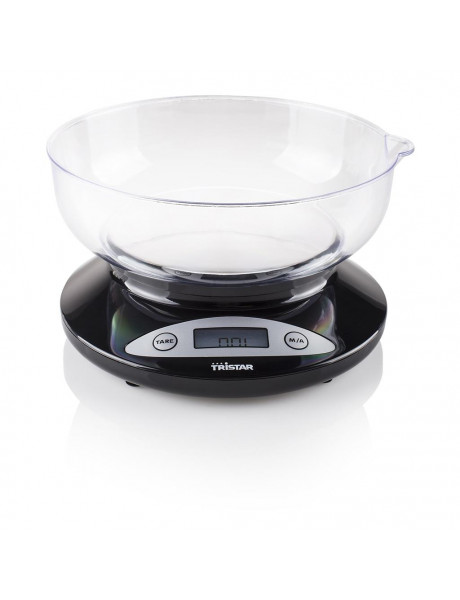 Tristar | Kitchen scale | KW-2430 | Maximum weight (capacity) 2 kg | Graduation 1 g | Display type LCD | Black