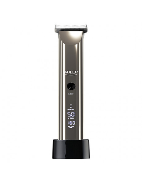 Adler | Hair Clipper | AD 2834 | Cordless or corded | Number of length steps 4 | Silver/Black