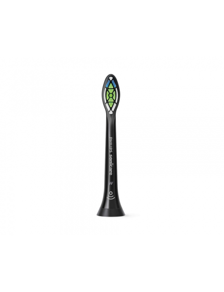 Philips | HX6062/13 Sonicare W2 Optimal | Standard Sonic Toothbrush Heads | Heads | For adults and children | Number of brush heads included 2 | Number of teeth brushing modes Does not apply | Sonic technology | Black