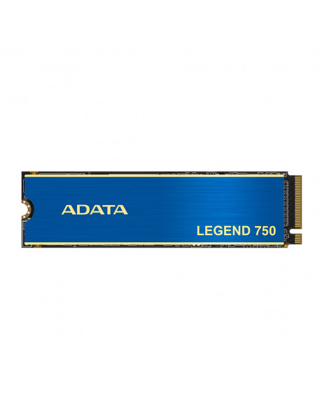 SSD|ADATA|LEGEND 750|500GB|M.2|PCIE|3D NAND|Write speed 2400 MBytes/sec|Read speed 3400 MBytes/sec|TBW 600 TB|MTBF 2000000 hours|ALEG-750-500GCS