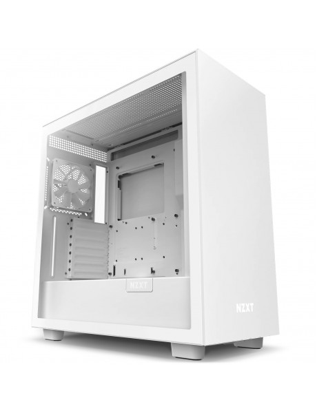 NZXT H7 ATX Mid Tower Chassis, White