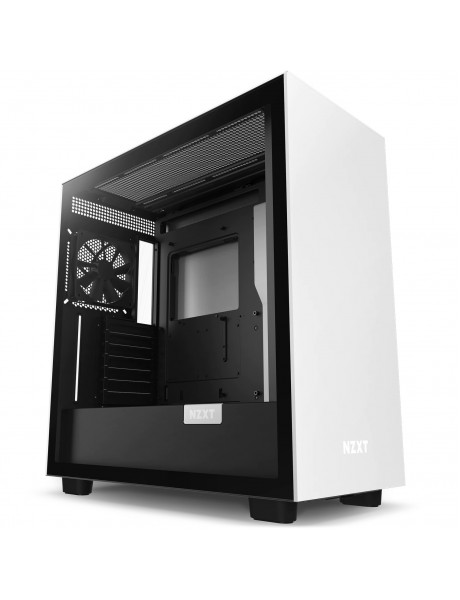 NZXT PC case H7 FLow window black-white