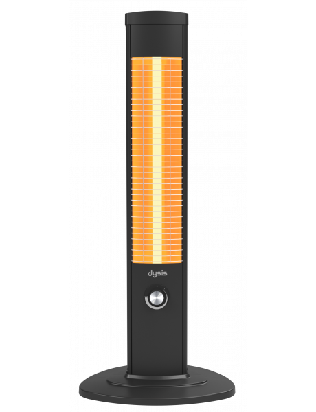 Simfer | Indoor Comfort Electric Dicatronic Quartz Heater | DYSIS HTR-7405 | Infrared | 2000 W | Number of power levels | Suitable for rooms up to 20 m³ | Suitable for rooms up to 20 m² | Black | N/A