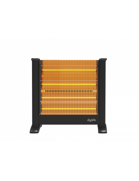 Simfer Indoor Power Electric Quartz Heater Dysis HTR-7432 Quartz, 2200 W, Number of power levels 4, Suitable for rooms up to 22 m², Black