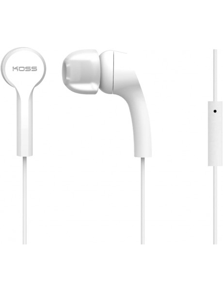 Koss | KEB9iW | Headphones | Wired | In-ear | Microphone | White