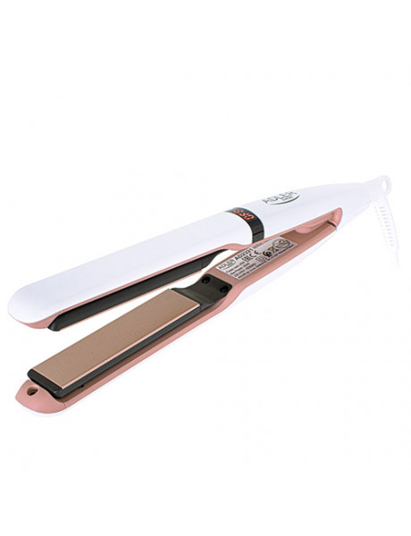 Adler Hair Straightener AD 2321 Warranty 24 month(s) Ceramic heating system Display LCD Temperature (min) 140 °C Temperature (max) 220 °C 45 W Pearl White