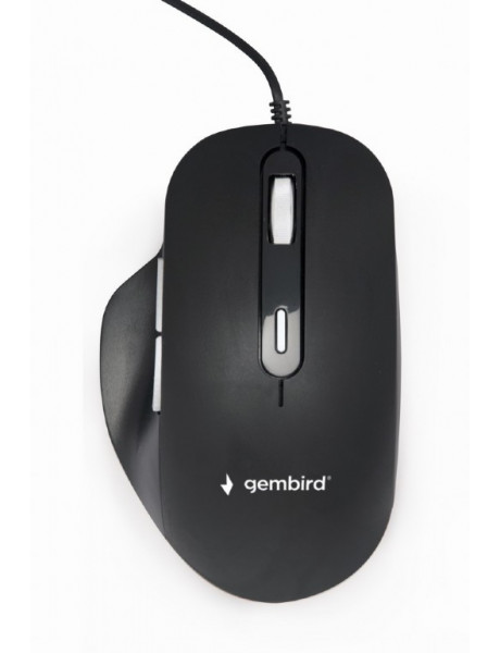 Gembird | Optical USB LED Mouse | MUS-6B-02 | Optical mouse | Black