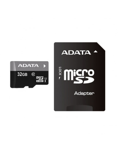 ADATA | Premier UHS-I | 32 GB | MicroSDHC | Flash memory class 10 | Adapter