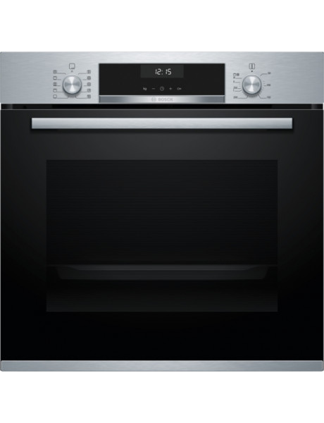 Bosch Built in Oven HBG517CS1S 71 L, Serie 6, Hydrolytic, Electronic, Height 59.5 cm, Width 56.8 cm, Black