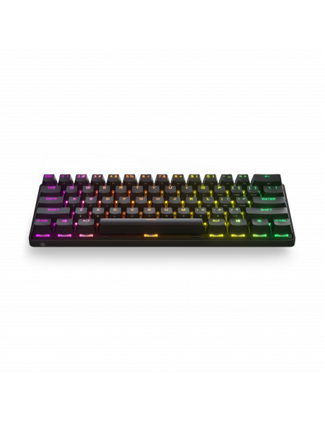SteelSeries | Gaming Keyboard | Apex Pro Mini | Gaming keyboard | RGB LED light | US | Black | Wireless | Bluetooth | OmniPoint Adjustable Mechanical Switch | Wireless connection