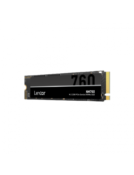 SSD|LEXAR|NM760|512GB|M.2|PCIE|NVMe|3D TLC|Write speed 4000 MBytes/sec|Read speed 5300 MBytes/sec|TBW 500 TB|MTBF 1500000 hours|LNM760X512G-RNNNG