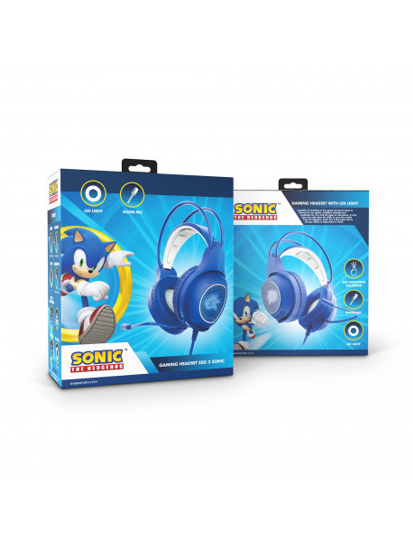 Energy Sistem Gaming Headset ESG 2 Sonic (LED light, Boom mic, Self-adjusting headband) | Energy Sistem | Gaming Headset | ESG 2 Sonic | Wired | Over-Ear