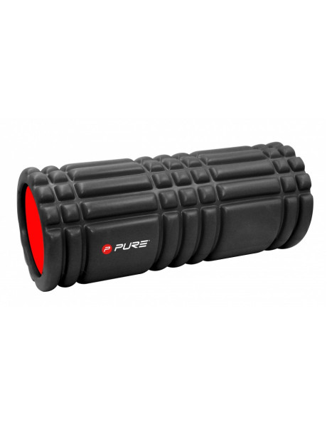Pure2Improve Ribbed Training Roller Black