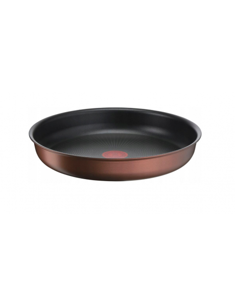 TEFAL Frying Pan L7600453 Ingenio Eco Respect Frying, Diameter 24 cm, Suitable for induction hob, Removable handle, Copper