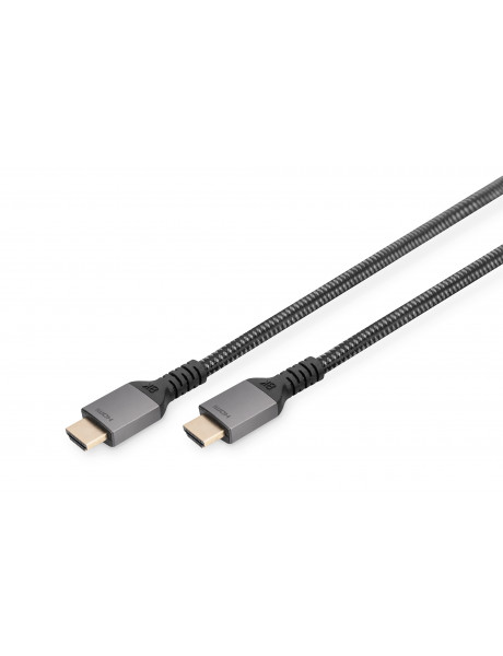 Digitus | Black | HDMI male (type A) | HDMI male (type A) | 8K PREMIUM HDMI 2.1 Connection Cable | HDMI to HDMI | 1 m