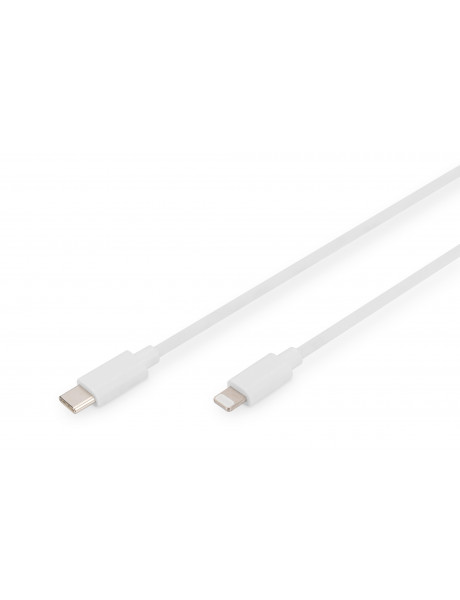 Digitus | DB-600109-020-W | USB-C to Lightning Apple Lightning 8-pin | USB C