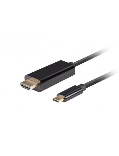 Lanberg USB-C to HDMI Cable, 0.5 m 4K/60Hz, Black Lanberg | USB-C to HDMI Cable | CA-CMHD-10CU-0005-BK | 0.5 m | Black