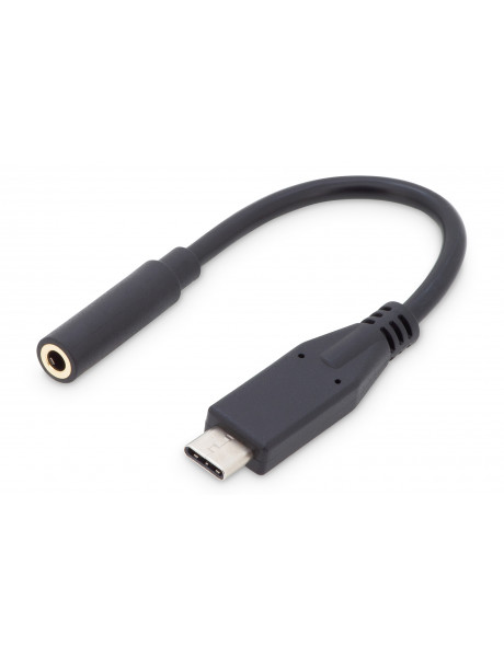 Digitus | USB Type-C Audio adapter cable, Type-C - 3.5mm M/F, 0.2m, Audio input/output, Version 3.1 | AK-300321-002-S | Type-C | 3.5mm