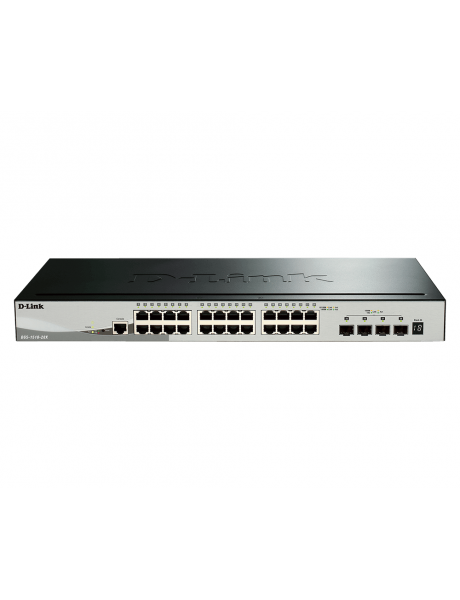D-Link Stackable Smart Managed Switch with 10G Uplinks DGS-1510-28X/E	 Managed L2, Rackmountable, 1 Gbps (RJ-45) ports quantity 24