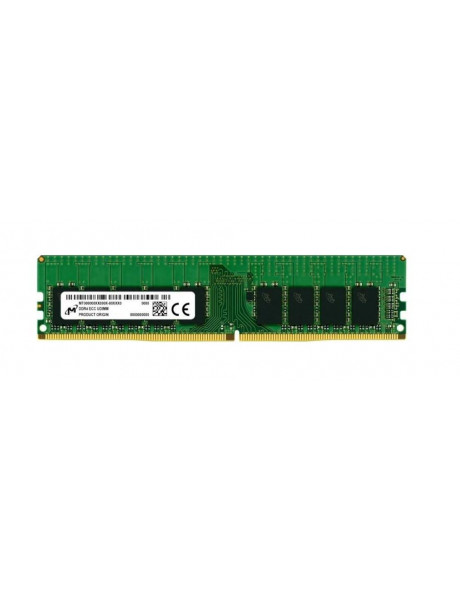 Server Memory Module|MICRON|DDR4|16GB|UDIMM/ECC|3200 MHz|CL 22|1.2 V|MTA18ASF2G72AZ-3G2R1R
