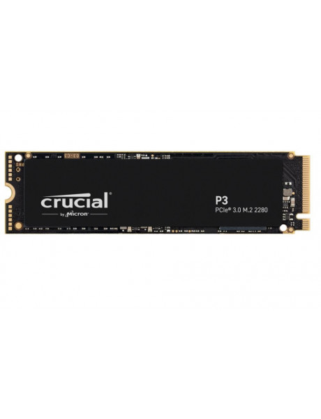 SSD|CRUCIAL|P3|2TB|M.2|PCIE|NVMe|3D NAND|Write speed 3000 MBytes/sec|Read speed 3500 MBytes/sec|TBW 440 TB|CT2000P3SSD8