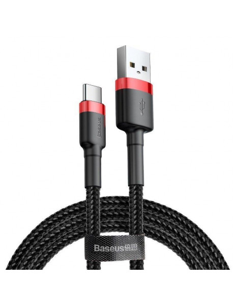 CABLE USB TO USB-C 0.5M/RED/BLACK CATKLF-A91 BASEUS