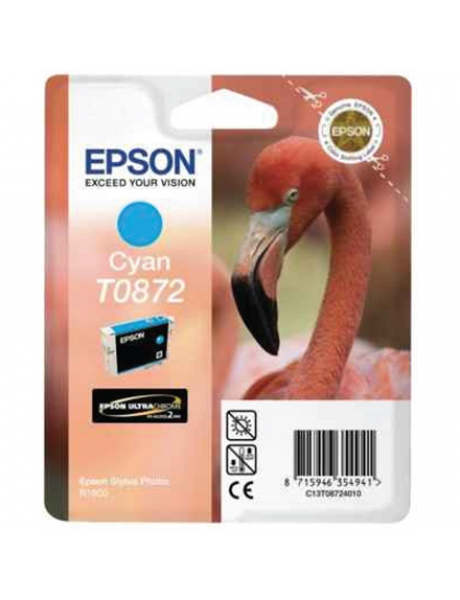 Epson Singlepack Cyan T0872 Ultra Gloss High-Gloss 2 Cyan