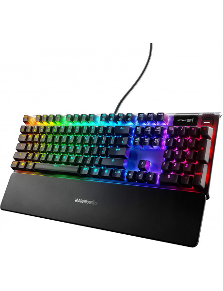 SteelSeries Apex 7 Gaming Keyboard, US Layout, Wired, Blue Switch