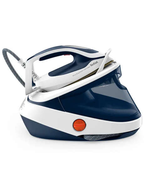 TEFAL | Steam Station Pro Express | GV9712E0 | 3000 W | 1.2 L | 7.7 bar | Auto power off | Vertical steam function | Calc-clean function | White/Blue