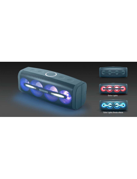 Muse M-830 DJ Speaker, Wireless, Bluetooth, Blue Muse