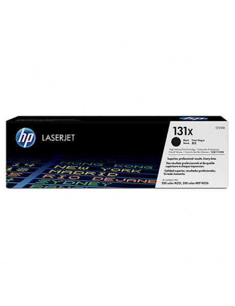 HP 131X Black LaserJet Toner Cartridge (2.400pages)