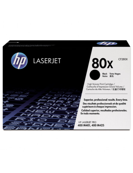 HP Toner Black 80X for LaserJet Pro 400 MFP M425 Printer Series (6.900 pages)