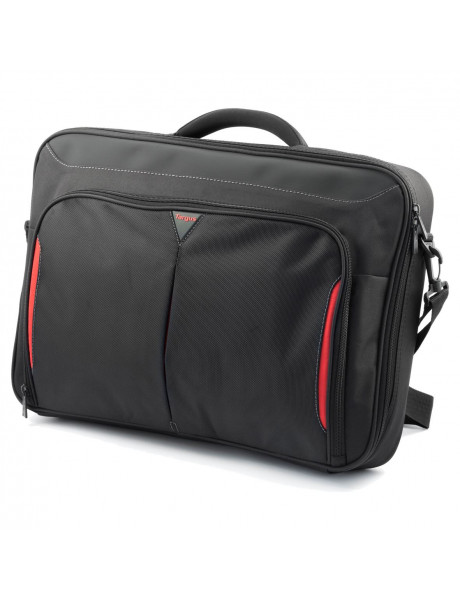 Targus | Clamshell Laptop Bag | CN418EU | Briefcase | Black/Red | 17-18 