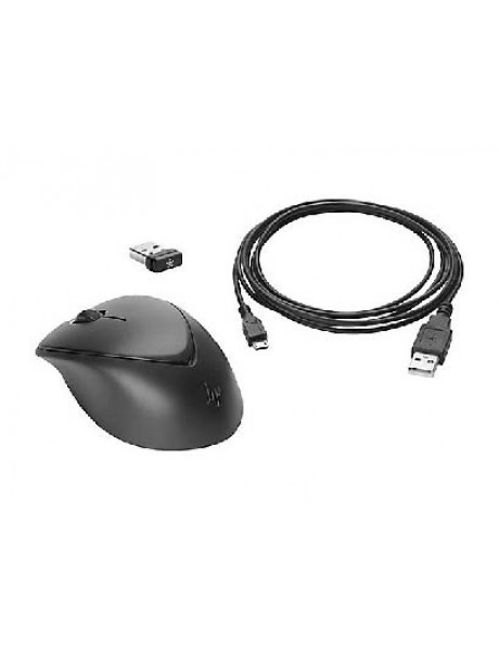 HP Wireless Premium Comfort Mouse, Fingerprint resistant - Black