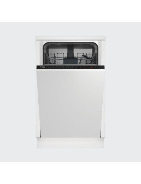 BEKO Built-In Dishwasher DIS26021, Energy class E (old A++), 45 cm, 6 programs, Inverter motor, Led Spot