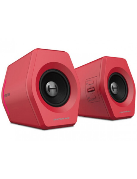Edifier Gaming Speakers G2000 Bluetooth/USB/AUX, 32 W, Wireless/Wired, Red