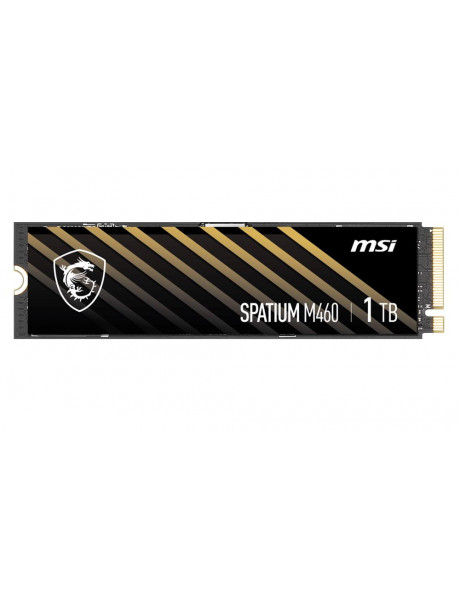 SSD|MSI|SPATIUM M460|1TB|M.2|PCIE|NVMe|3D NAND|Write speed 4500 MBytes/sec|Read speed 5000 MBytes/sec|MTBF 1500000 hours|S78-440L930-P83