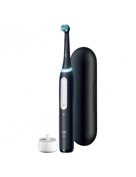 Oral-B Electric Toothbrush  iO4 Rechargeable, For adults, Number of brush heads included 1, Black, Number of teeth brushing modes 4