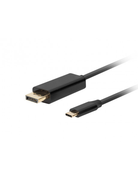 Lanberg USB-C to DisplayPort Cable, 3 m 4K/60Hz, Black Lanberg | USB-C to DisplayPort Cable | CA-CMDP-10CU-0030-BK | 3 m | Black