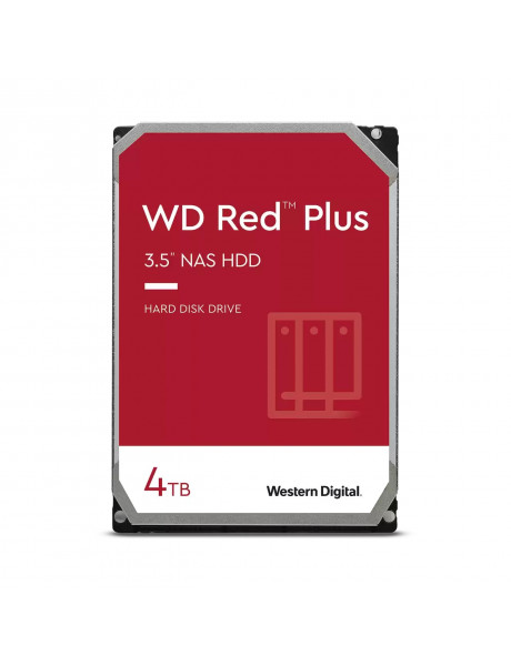 Western Digital | Hard Drive | Red WD40EFPX | 5400 RPM | 4000 GB | MB