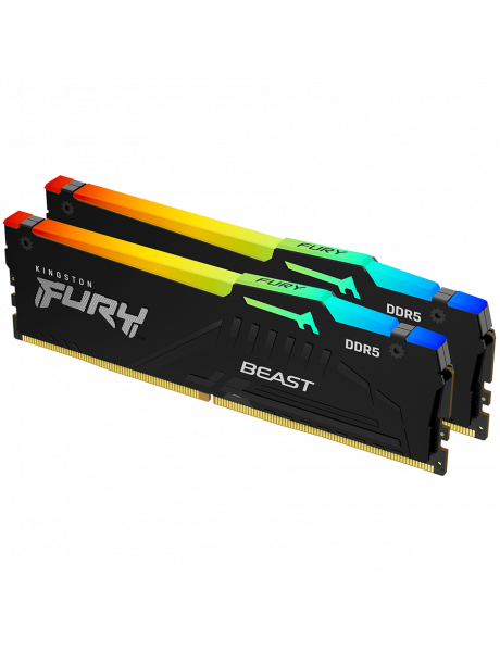 KF560C36BBEAK2-32 Kingston 32GB 6000MT/s DDR5 CL36 DIMM (Kit of 2) FURY Beast RGB EXPO, EAN: 740617330731