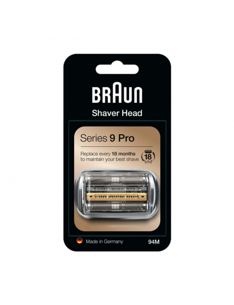 Braun | Replacement Head | Cassette 94M | Operating time (max)  min | Silver