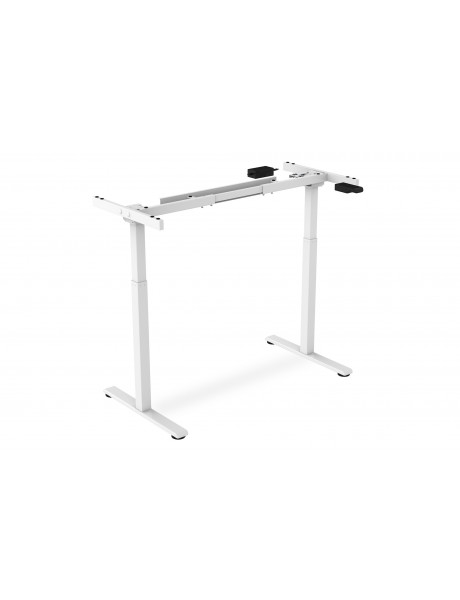 Digitus Desk frame,  71.5 - 121.5 cm, Maximum load weight 70 kg, White